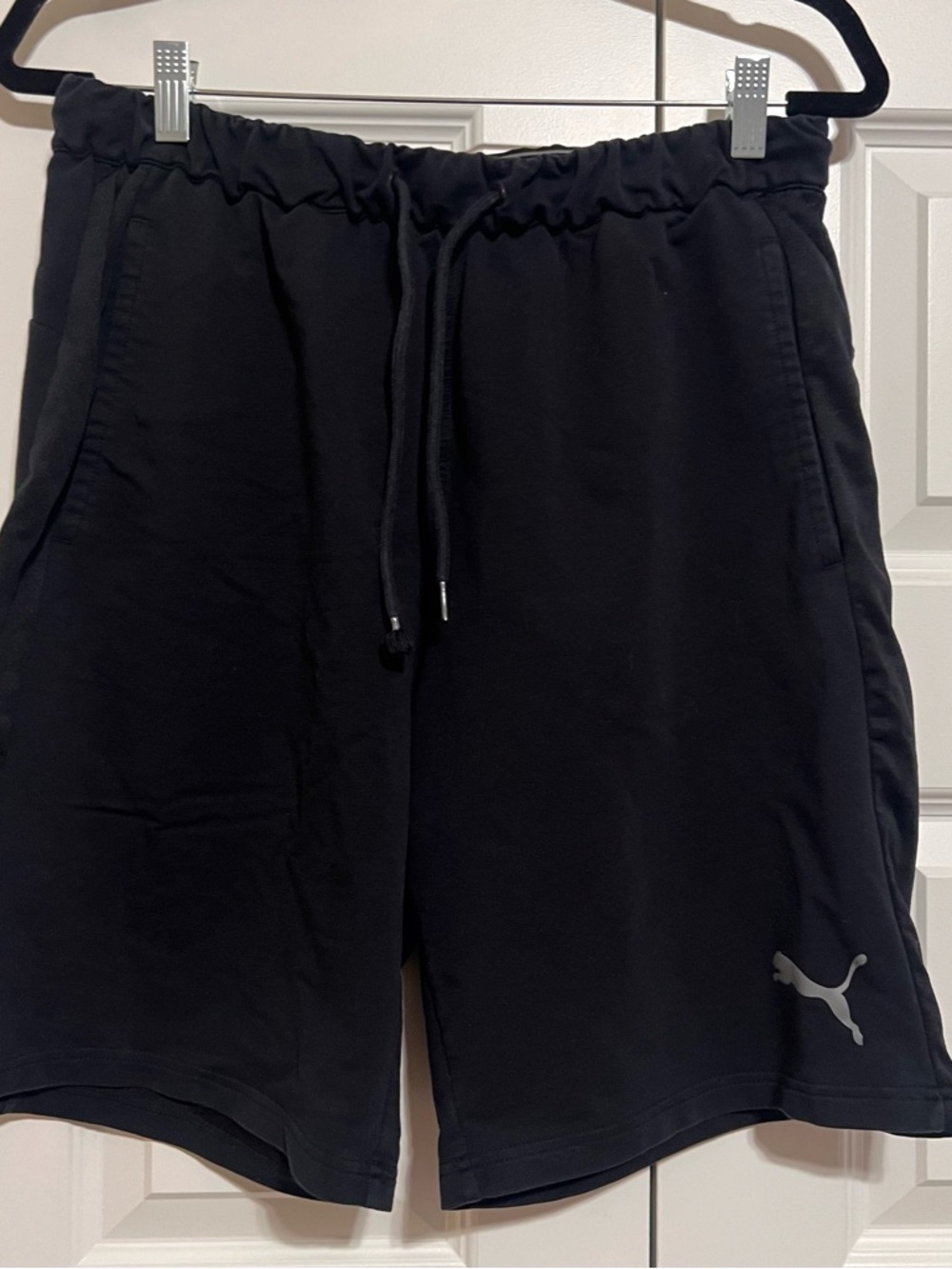 Puma Black Men's Athletic Drawstring Shorts